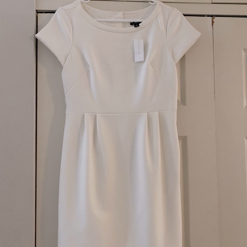 White mini dress